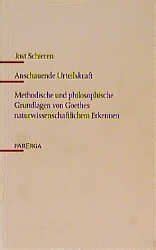 Isbn Anschauende Urteilskraft Methodische Und