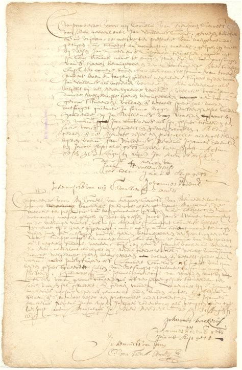 Document Power Of Attorney From Rev Johannes Backerus To Jacob Jansen