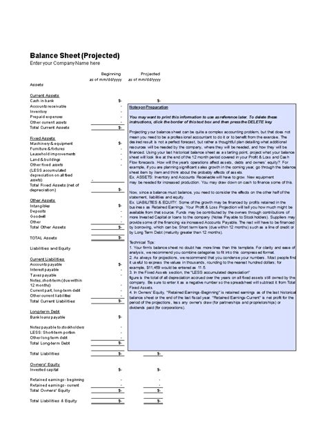 Balance Sheet