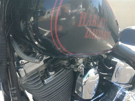 Harley Fxstc Softail Evo Supertrapp Exhaust Bobber