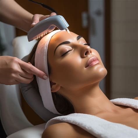 Premium Ai Image Woman Having Ipl Therapy Intense Pulsed Light