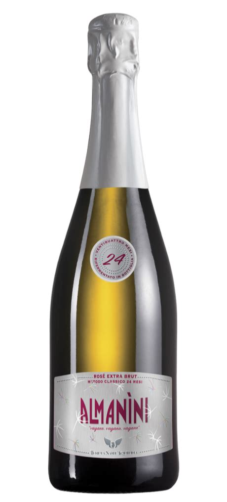 Al Manìni Rosé Extra Brut Metodo Classico 24 mesi Tenuta Sant Aquilina