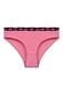 Buy Low Waist Bikini Panty In Baby Pink With Floral Print Waistband