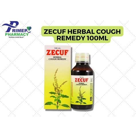 Zecuf Herbal Cough Remedy Ml Shopee Malaysia