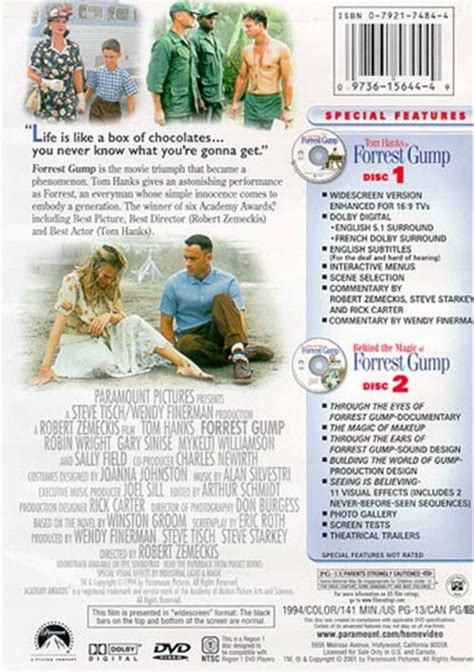 Forrest Gump: Special Collector's Edition (1994) - Tom Hanks 2 DVD Set ...