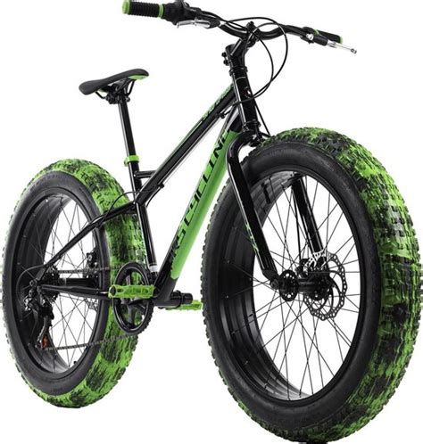 Ks Cycling Fiets Mountainbike Mtb Fat Bike Snw Zwart Groen