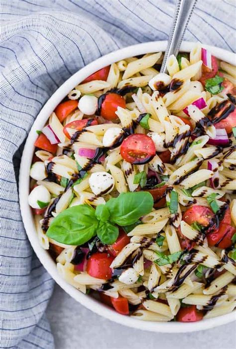 The Best Caprese Pasta Salad Recipe Rachel Cooks