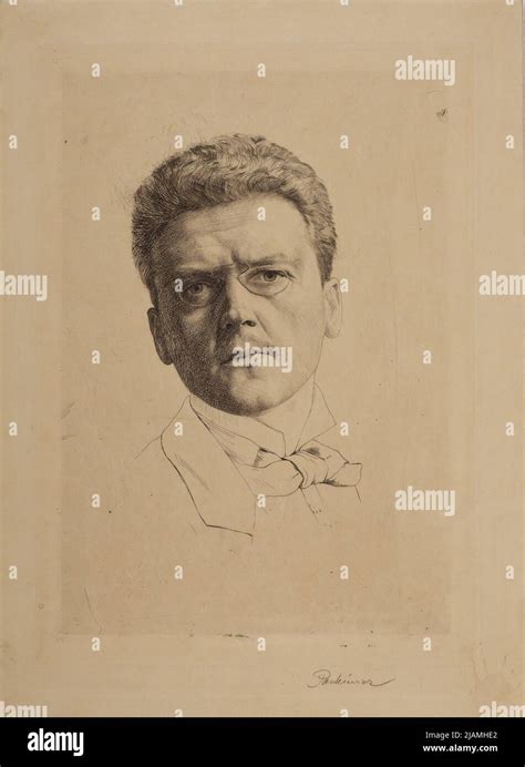 Self portrait straight Pankiewicz Józef 1866 1940 Stock Photo Alamy