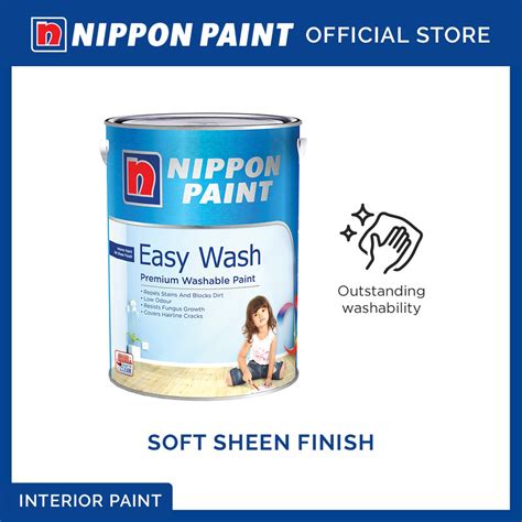 Nippon Paint Easy Wash Soft Sheen L L Shopee Singapore