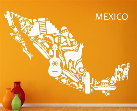 Wall Stickers Vinyl Decal Mexico Mexican Latin America Cool Decor