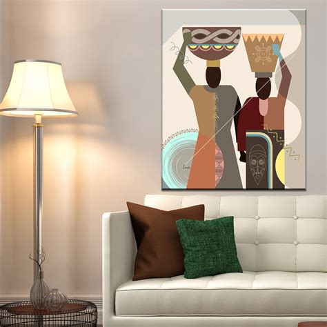 Ethnic African Wall Decor Black American Art Afrocentric Etsy