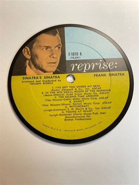 Frank Sinatra Sinatras Sinatra Vinyl Record Etsy