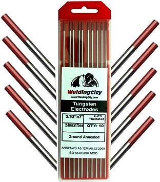 Weldingcity Pk Premium Tig Welding Tungsten Electrode Rod Red