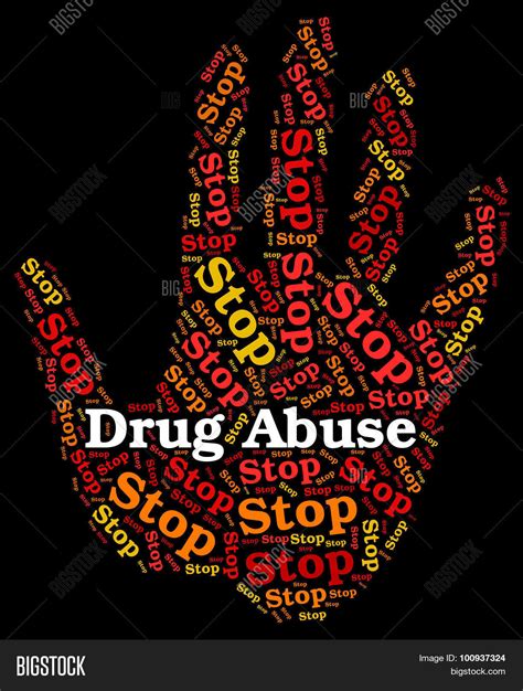 Stop Drug Abuse Means Image And Photo Free Trial Bigstock