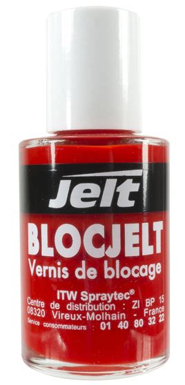 Vernis De Blocage Blocjelt Rouge Midifix