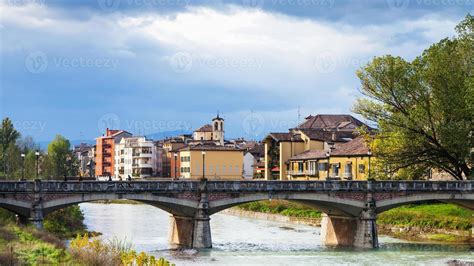 Parma river and Ponte Verdi bridge in Parma 11689232 Stock Photo at ...