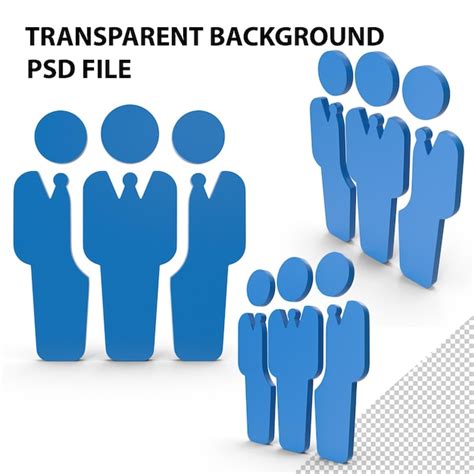 S Mbolo Web Del Grupo De Usuarios Png Archivo Psd Premium