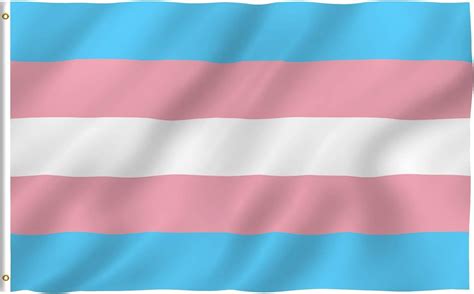 Anley Fly Breeze 3x5 Foot Transgender Flag Vivid Color And Uv Fade