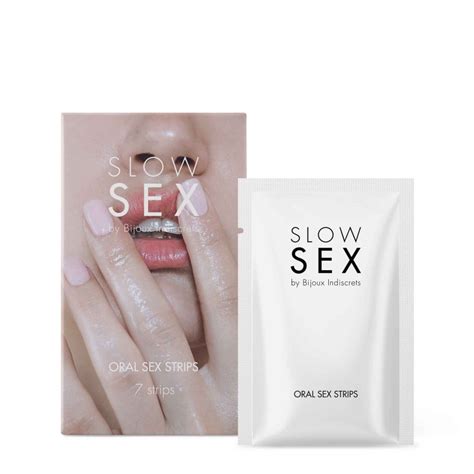 Provider Bijoux Indiscrets 7 Units Of Oral Sex Strips Slow Sex