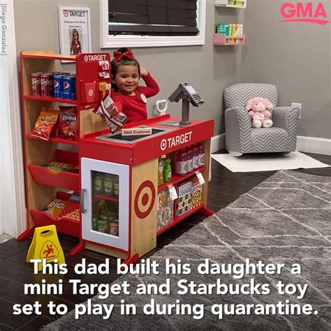 A Dad Built His Daughter Mini Versions Of Target And Starbucks