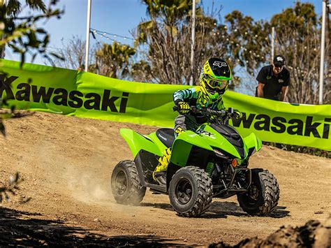 New Kawasaki Kfx Lime Green Atvs In Iowa City Ia