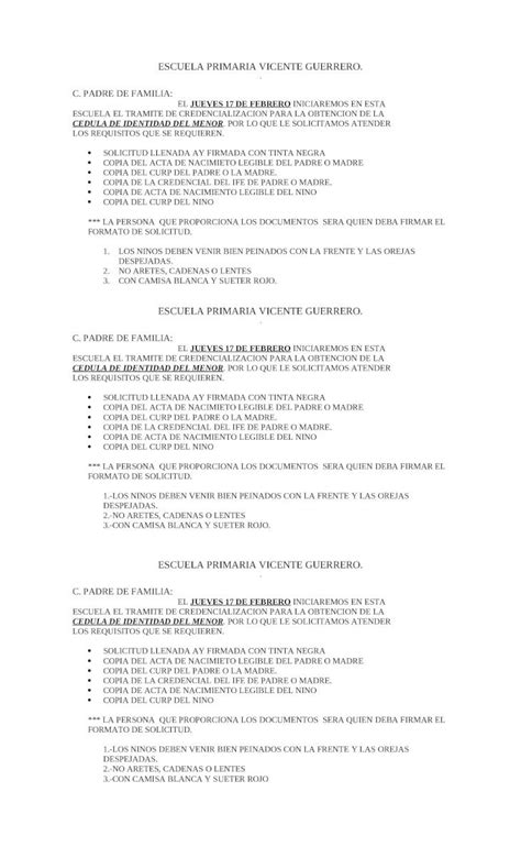 Doc Recado Credencial Del Alumno Dokumen Tips