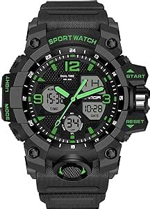 Rorios Montre De Digital Pour Homme Mode Montres Sport Montres