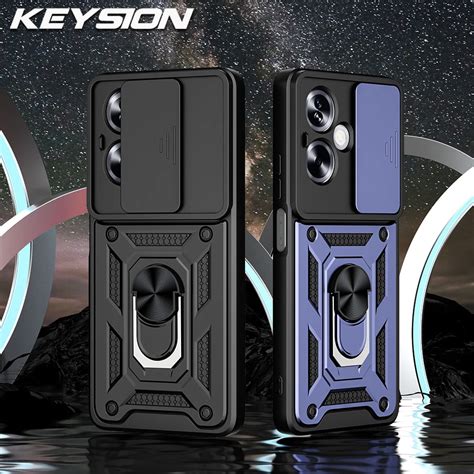 Keysion Shockproof Armor Case For Oppo A79 5g A78 A58 4g Slide Camera