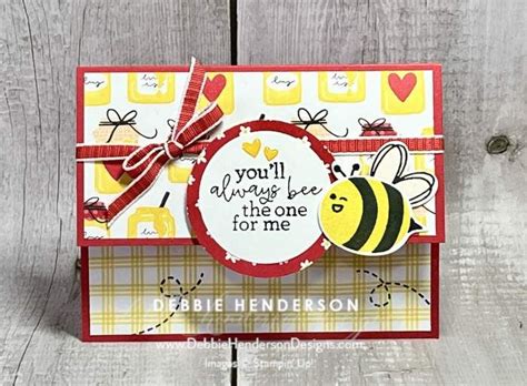 Stampin Up Be Mine Valentines Bee Builder Punch Monthly Tutorials In