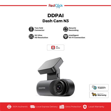 DDPAI Dash Cam Mola N3 Series 2K Ultra HD Resolution Infrared Night ...
