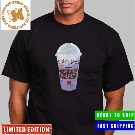 McDonald Grimace Shake Celebrate Grimace Birthday Unisex T-Shirt - Mugteeco