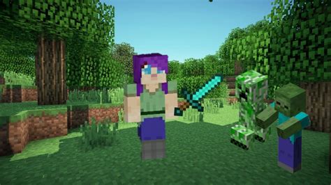 Fui Atacada Por V Rios Monstros No Minecraft Youtube