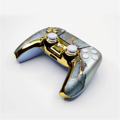 Nevermarble Gold Marble PS5 Controller Killscreen