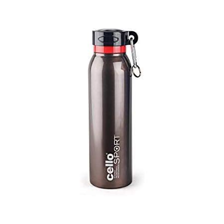 Cello Maestro Stainless Steel Double Walled Hot And Cold Water Bottle Ml Grey Amazon In