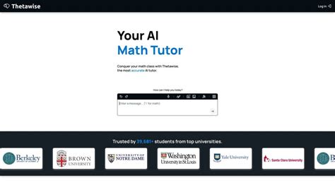 Thetawise Personalized Ai Powered Math Tutoring Solution Tyy Ai Tools