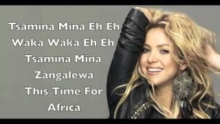 Shakira-Waka Waka (This time for Africa) Lyrics Chords - ChordU