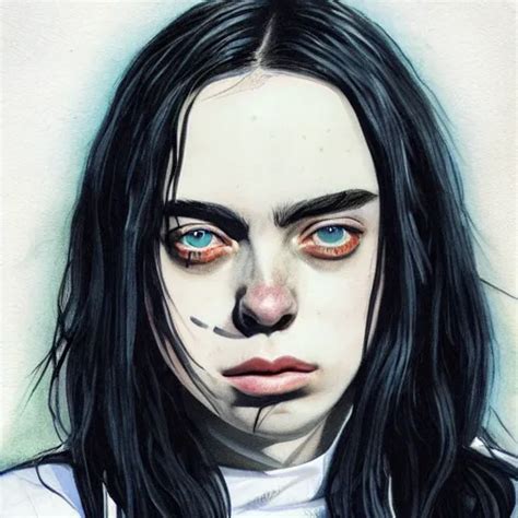 Billie Eilish Portrait By Ogata Gekko Stable Diffusion Openart