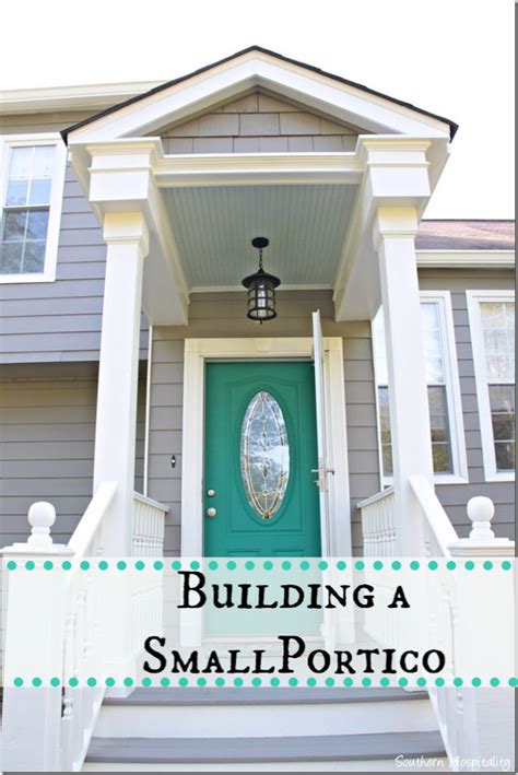 How To Build A Portico With Columns - Encycloall