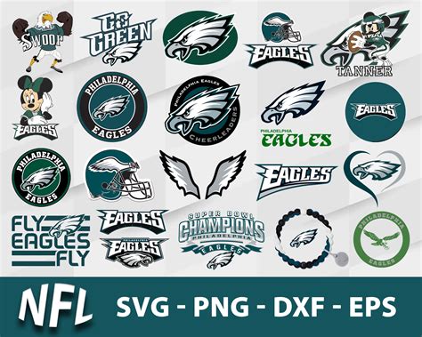 Philadelphia Eagles Bundle Svg, Philadelphia Eagles Logo Svg | Inspire Uplift