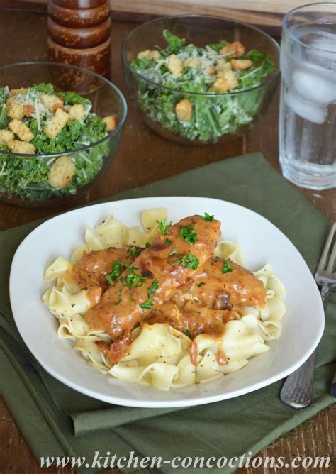 Chicken Tenders With Creamy Sun Dried Tomato Sauce Kitchen Concoctions