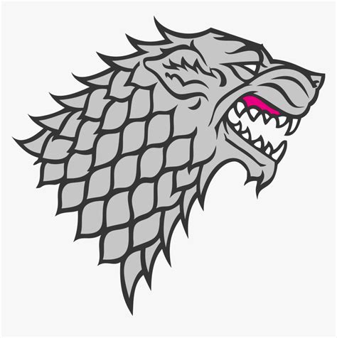 Transparent House Stark Png - House Stark Logo Png, Png Download - kindpng