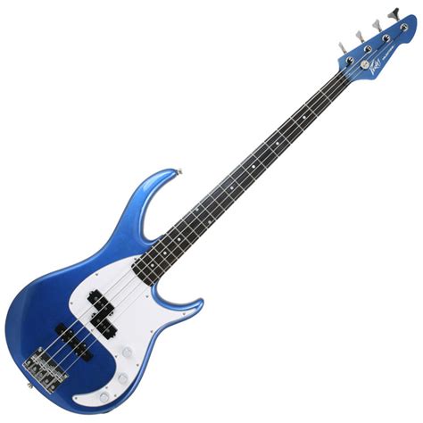 Disc Peavey Milestone Bass Guitar Gulfcoast Blue At Gear4music