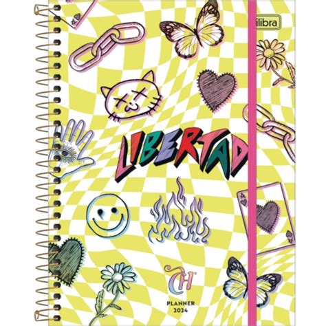 Agenda Espiral Planner Capricho M7 2024 Tilibra Am Shopee Brasil