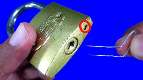 How To Open Lock Without Key Youtube