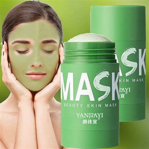 Green Tea Mask Stick For Face Blackhead Remover With Green Tea Extract