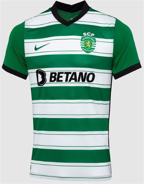 New Sporting Lisbon Jersey 2022-2023 | Nike SCP Home Kit 22-23 ...