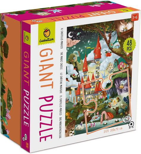 Giant Puzzle forêt enchantée 48 Pieces Amazon fr Jeux et Jouets