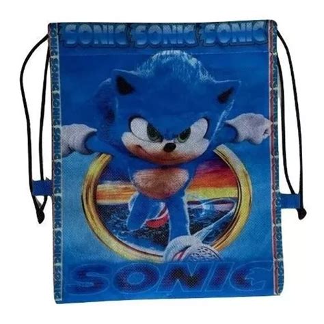 Paquete De 10 Morralitos Sonic Dulceros Bolo Regalo Fiesta MercadoLibre