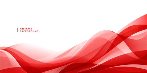 Vector abstract red wavy background. Curve flow motion. 4809911 Vector Art at Vecteezy