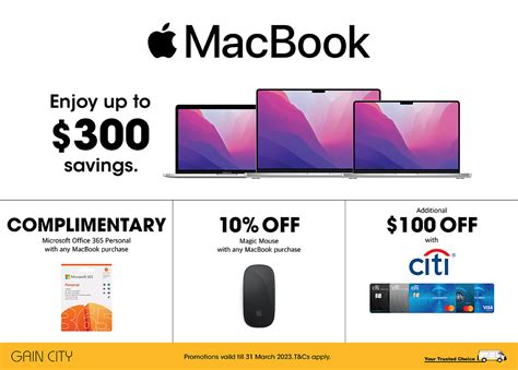 Now Till 31 Mar 2023 Gain City MacBook Promo With Citibank SG